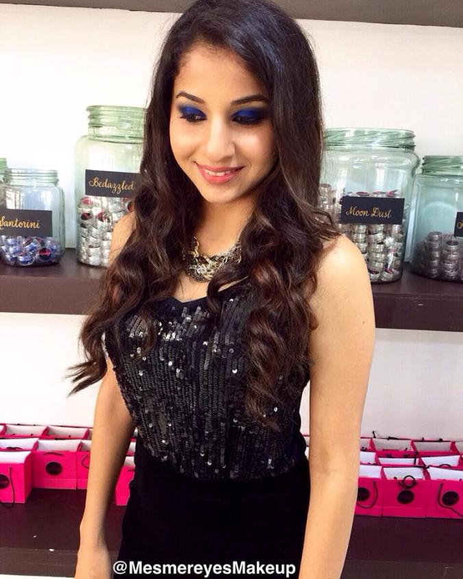 Smoky eyes with Santorini shade , Akriti Sachdev