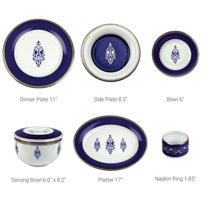 Representative dinner set The Sandalwood Room