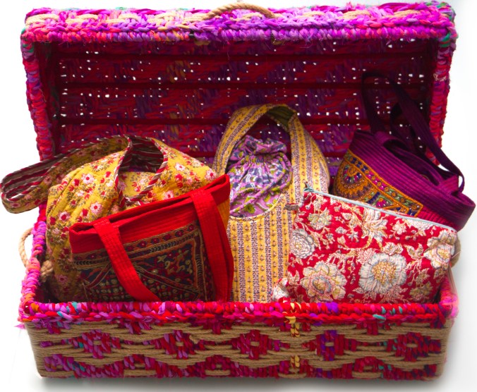 Sling bags from the sandalwood room