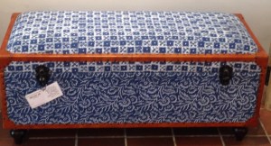 trunk seat from the sandalwood room