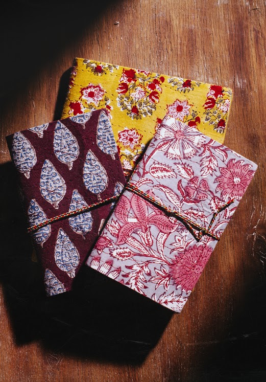 handstitched note books anokhi the sandalwood room