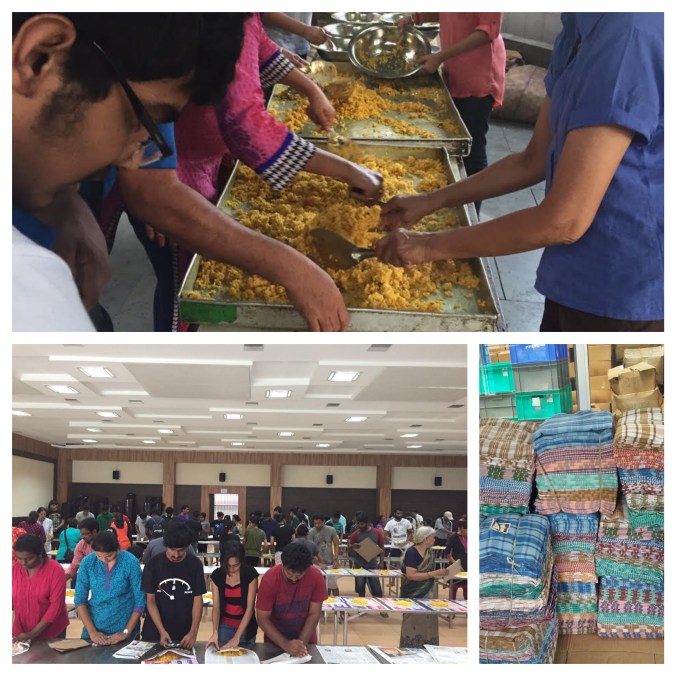 Bhoomika Trust volunteers at work 