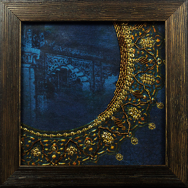 Decorative wooden square box, the sandalwood room