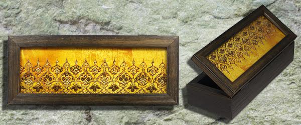 Decorative Rectangular box, the sandalwood room