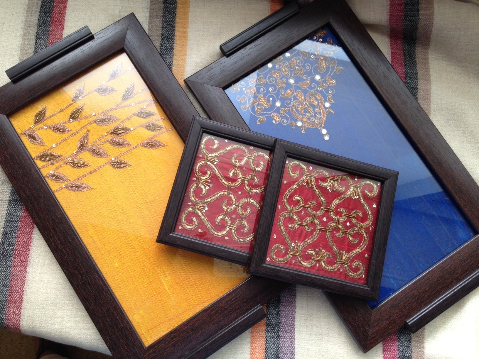 decorative trays coasters silk and zardosi the sandalwood room