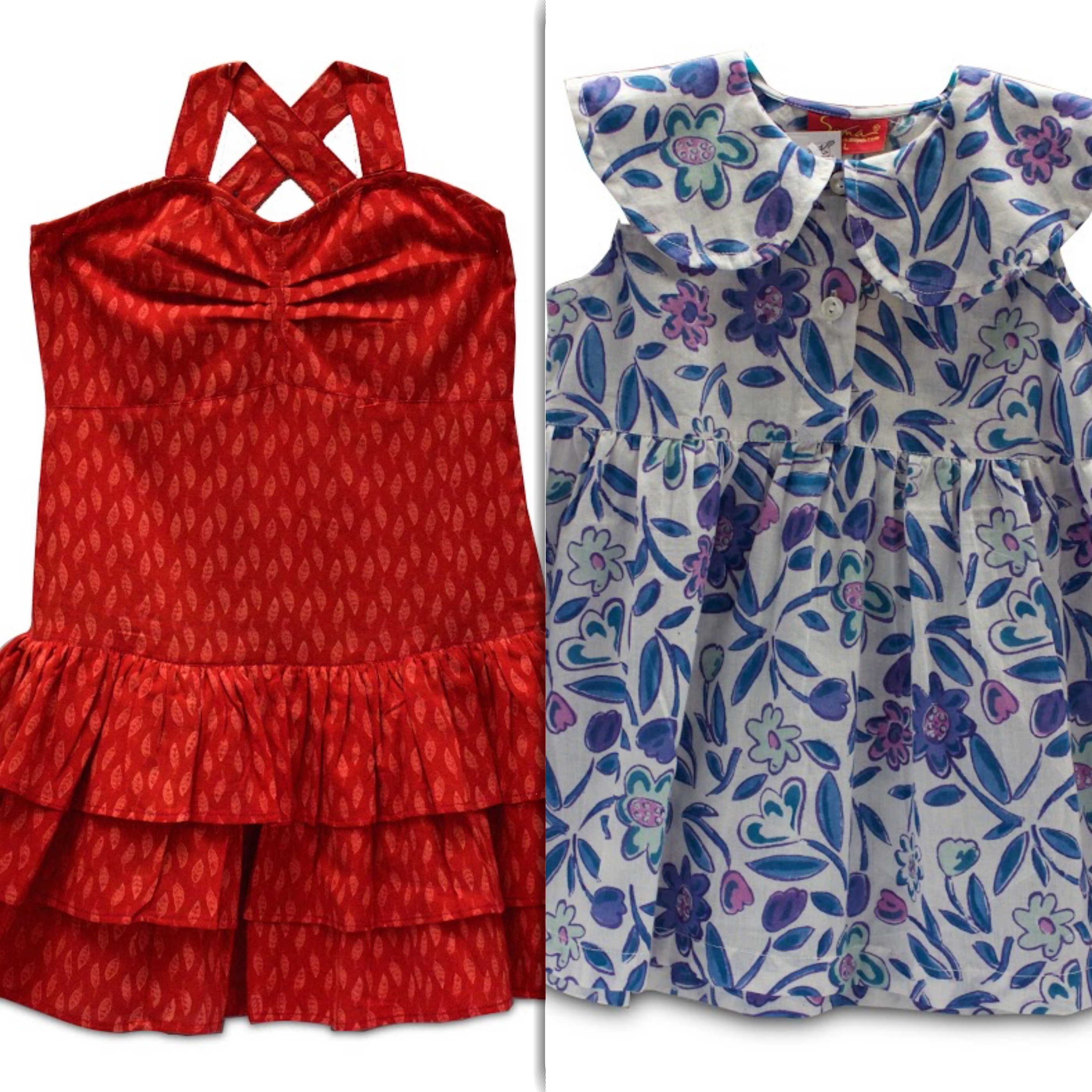 cotton frocks  block printed  the sandalwood room