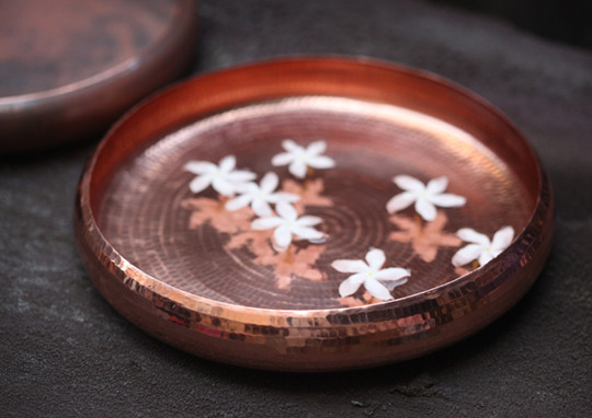 copper meditation bowl  Sandalwood Room