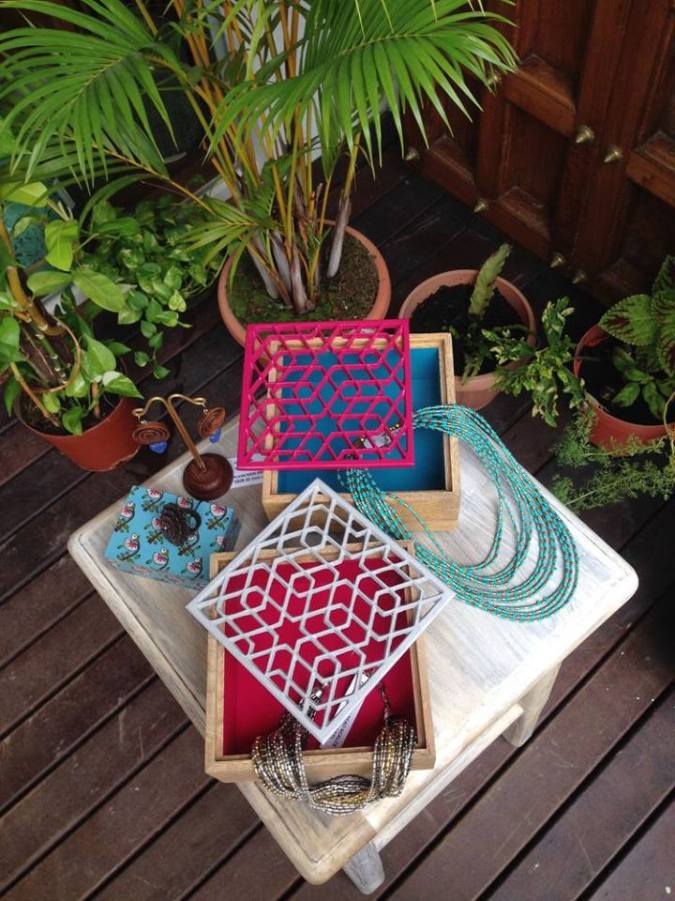 mesh lid wodden boxes , the sandalwood room