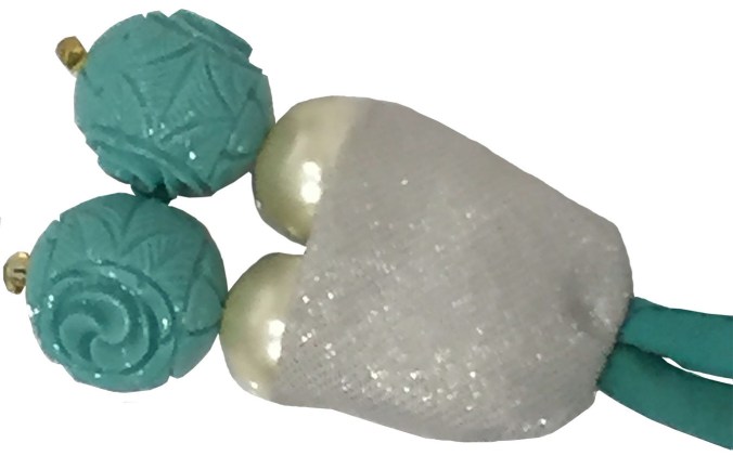 Beads string of drawstring bag, the sandalwood room