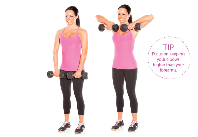 Upright Row Dumbells , My Thought Lane