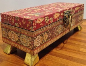 turkish print decorative home decor box, the sandalwood room