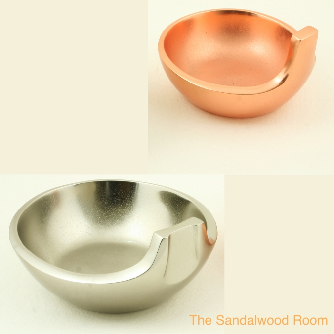 Metal bowls, the sandalwood room