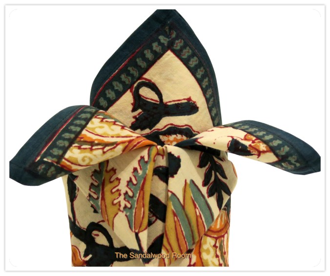 anokhi handmade dinner napkin