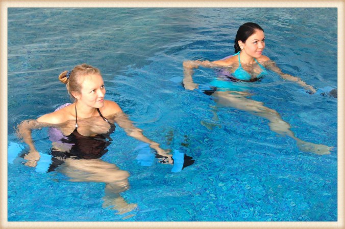 Weight resistance hydrotherapy exercises 