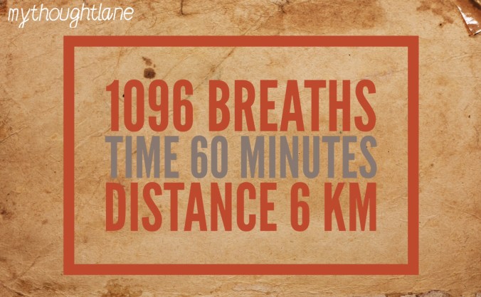 meditative breathwalking, my thought lane