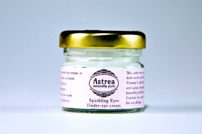 sparkling eyes under eye cream from astrea, mythoughtlane
